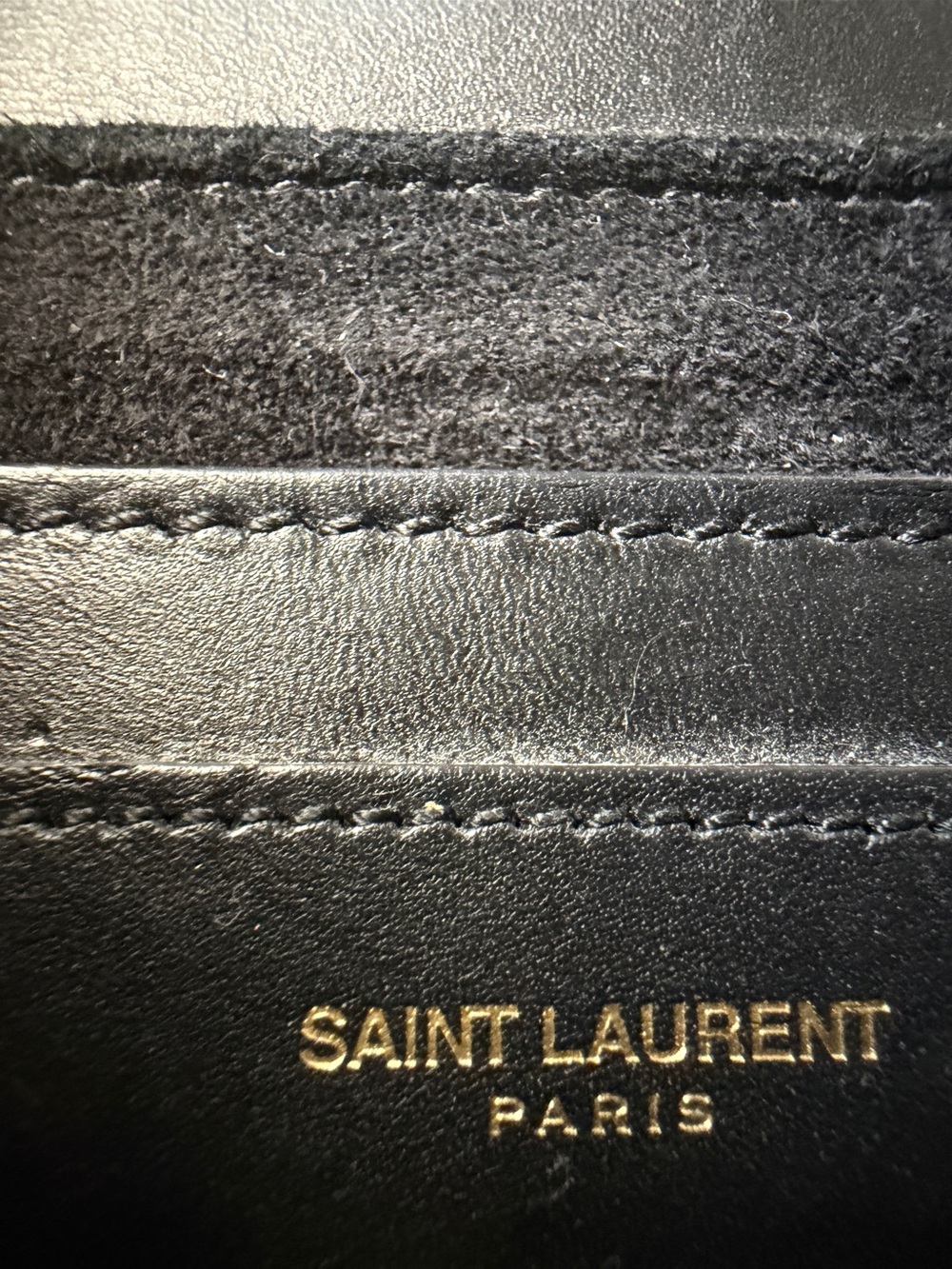 YSL Saint Laurent Black Calfskin Leather Small Lulu Bag Crossbody Bag - Picture 12 of 16